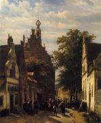unknow artist European city landscape, street landsacpe, construction, frontstore, building and architecture. 166 Germany oil painting artist